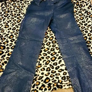 Elegant Blue Flare Pants